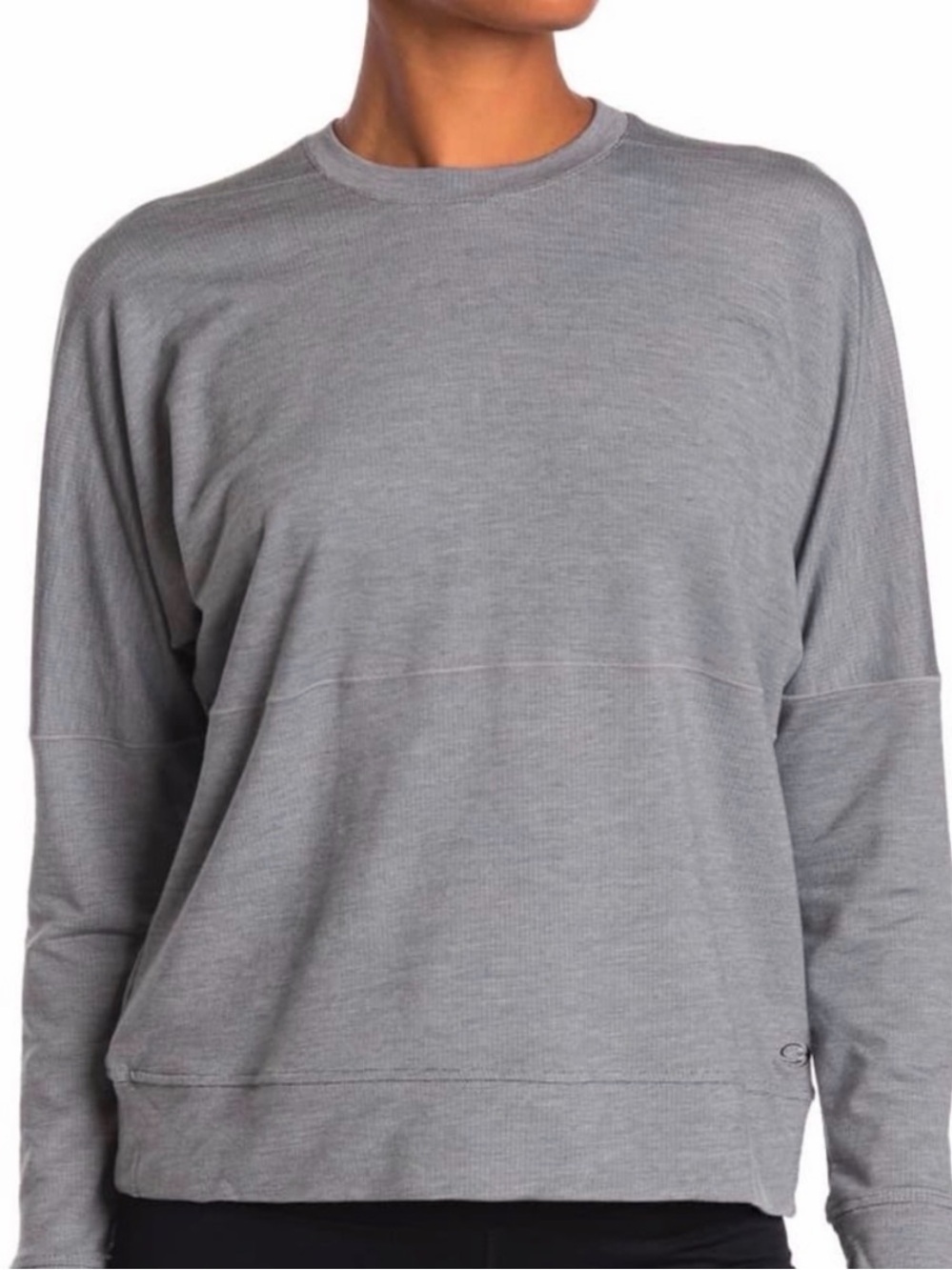 Icebreaker Wool Blend Cool Lite Grey Crewneck Sweatshirt M Gorpcore Neutral Fall